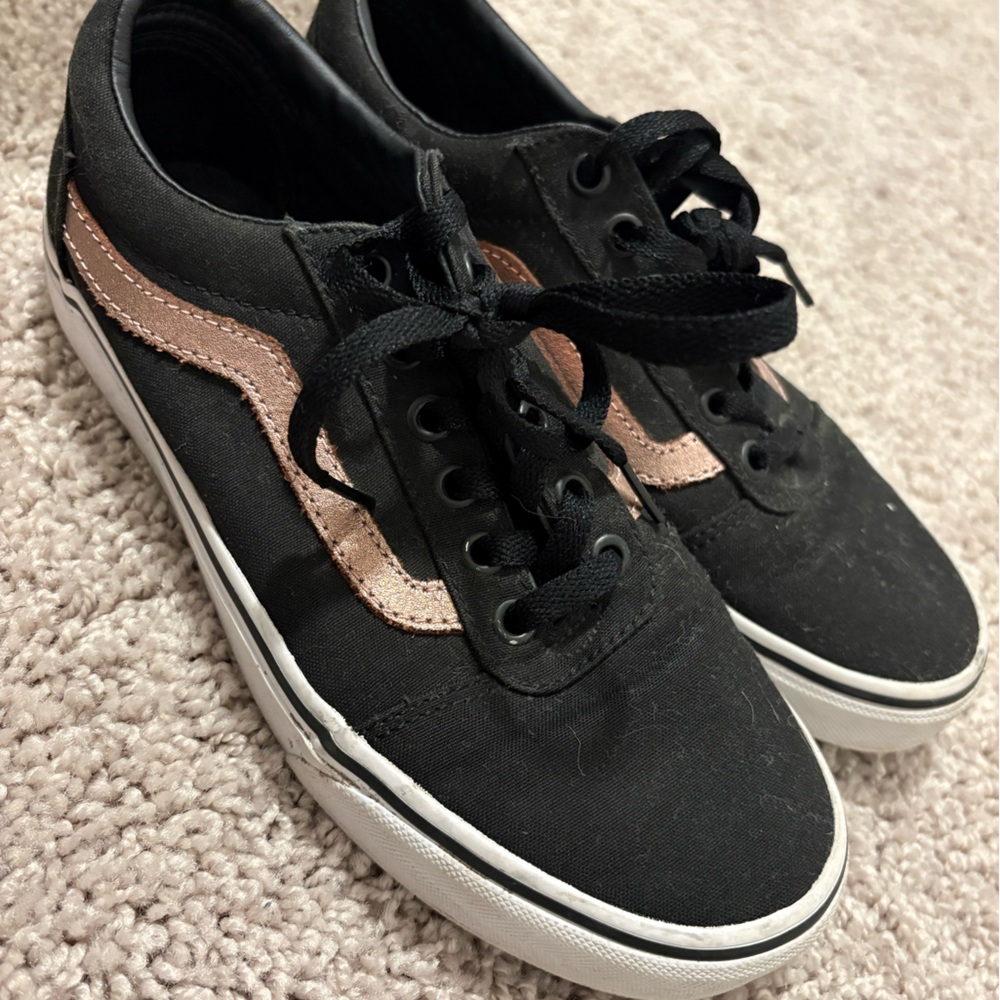 Vans Black and Brown Sneakers